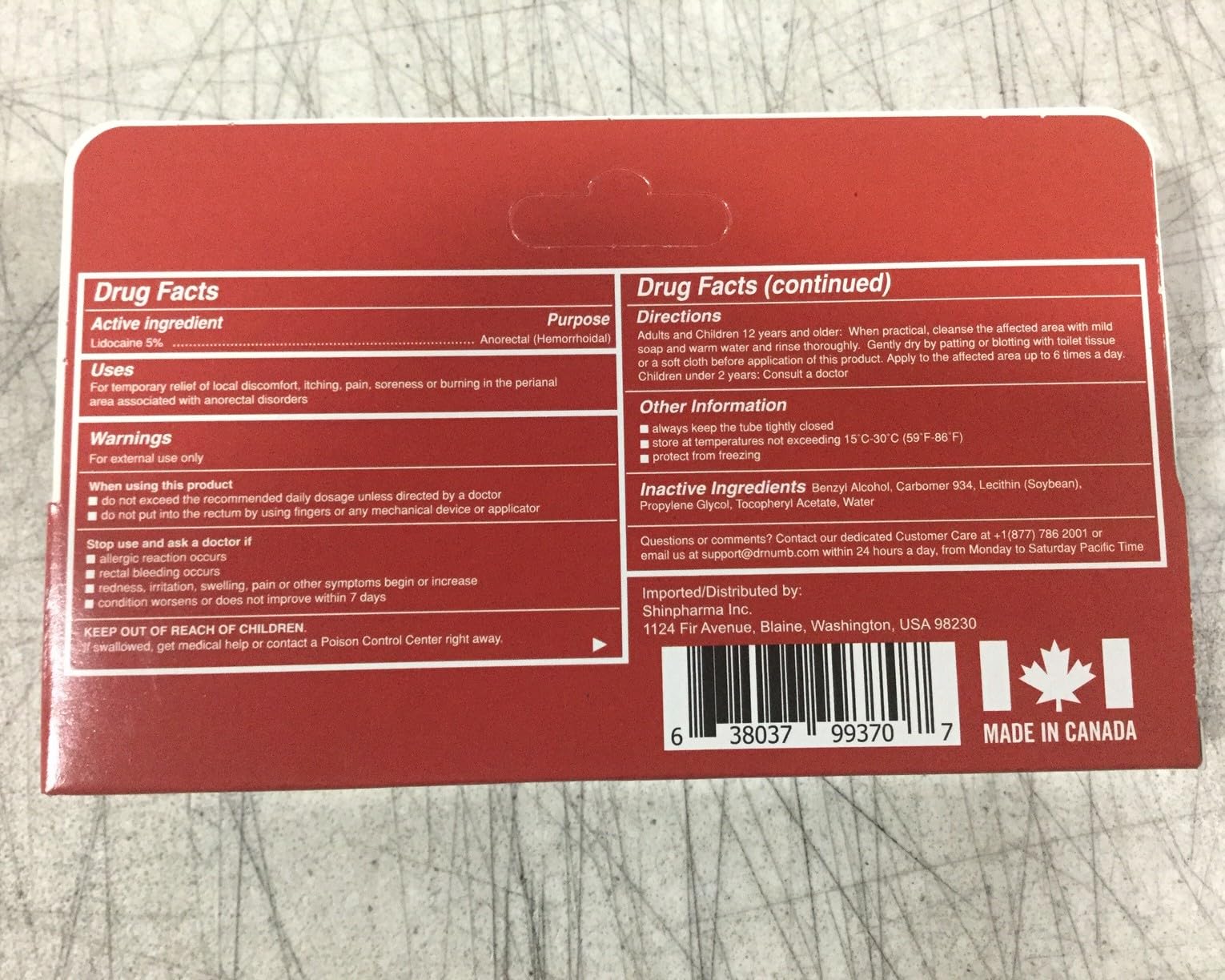 Fast-acting onset visualization for Dr. Numb 5% lidocaine cream.
