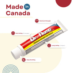 Dr. Numb 5% lidocaine cream tube label close-up highlighting ingredients and directions