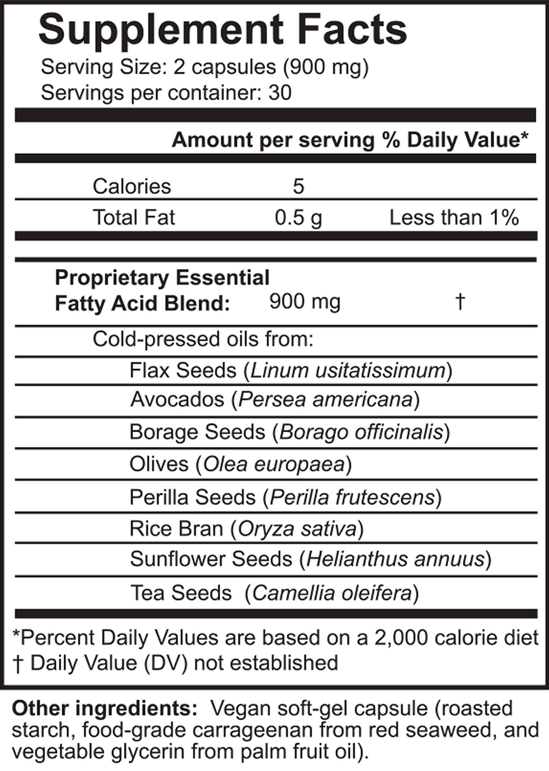 Dr. Ohhira's vegan omega-3 label closeup highlighting vegan certification and Japan origin.