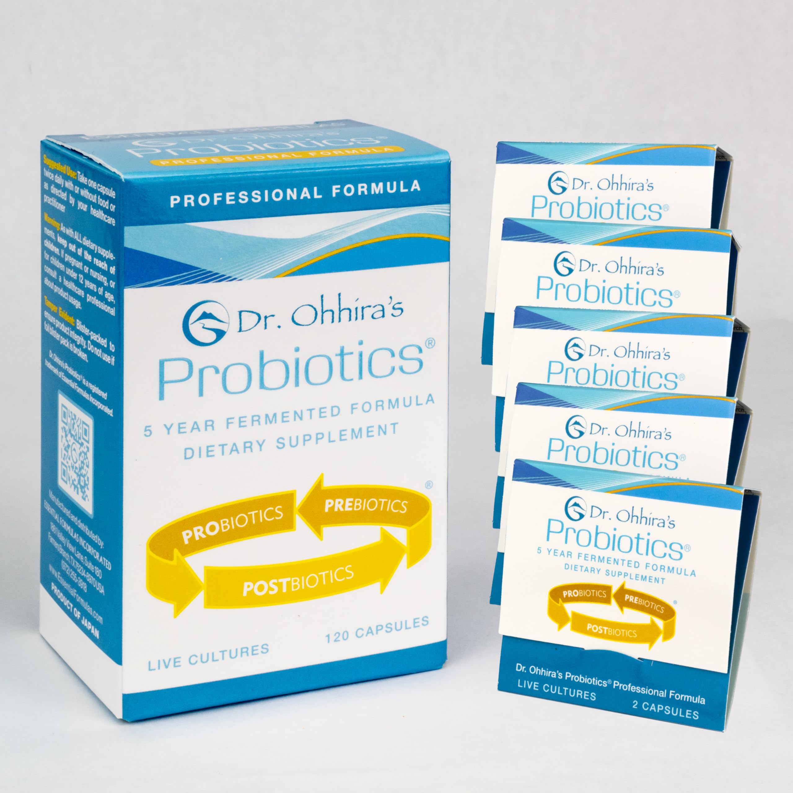 Dr. Ohhira's Probiotics Professional Formula bottle supports digestion and daily gut balance