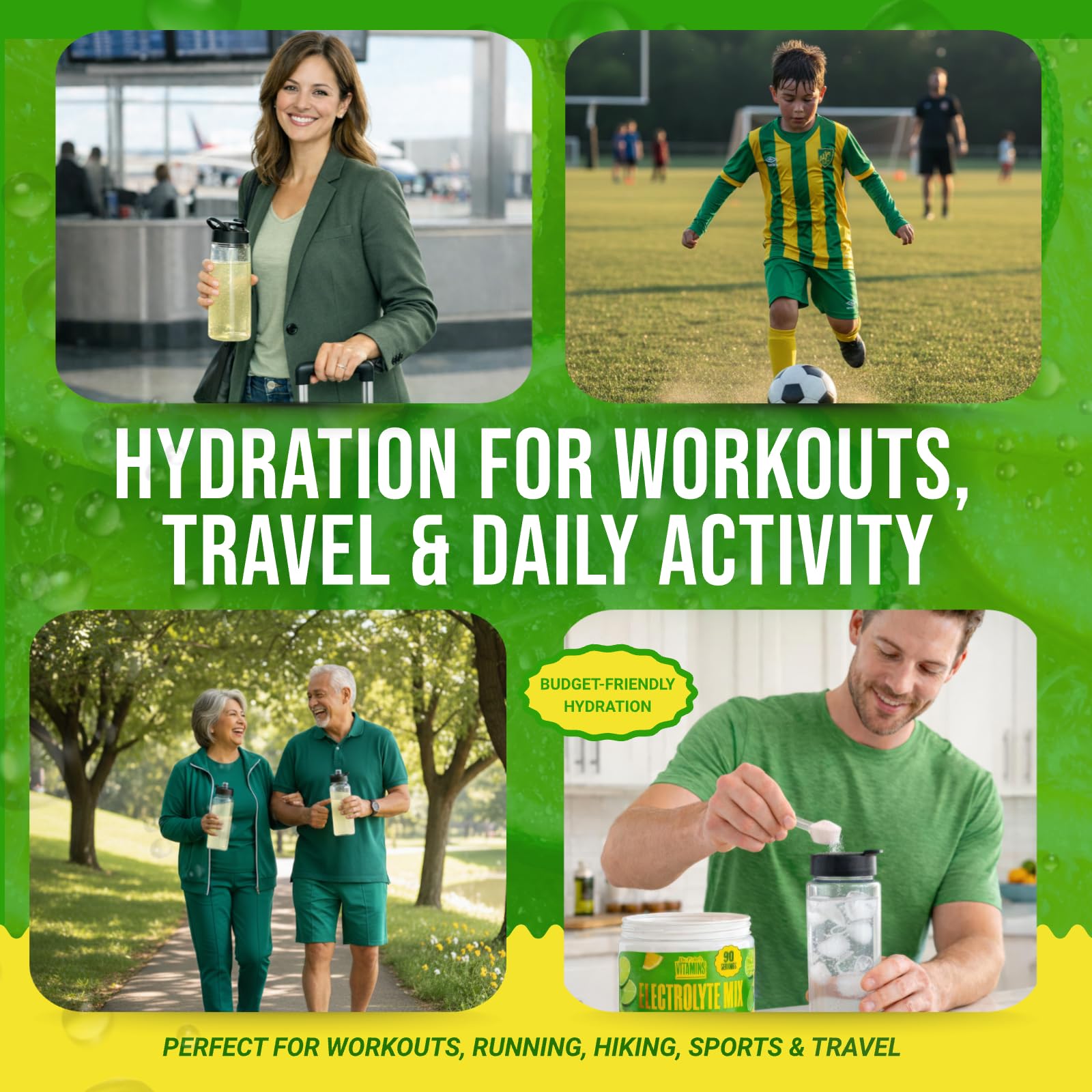 Doctor-formulated hydration with Dr. Price's Electrolytes Lemon Lime