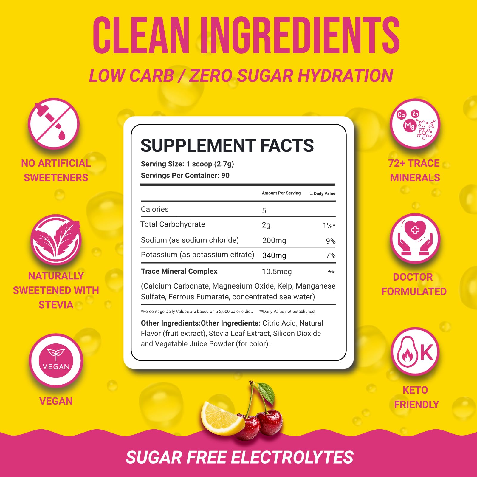 Rich trace minerals including manganese support balanced minerals and smooth performance.