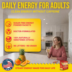 Travel-friendly single-serve packets from Dr Price's Vitamins for busy days