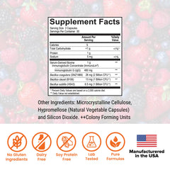Dr. Rajsree Spore Probiotic IgG capsules for gentle gut comfort.
