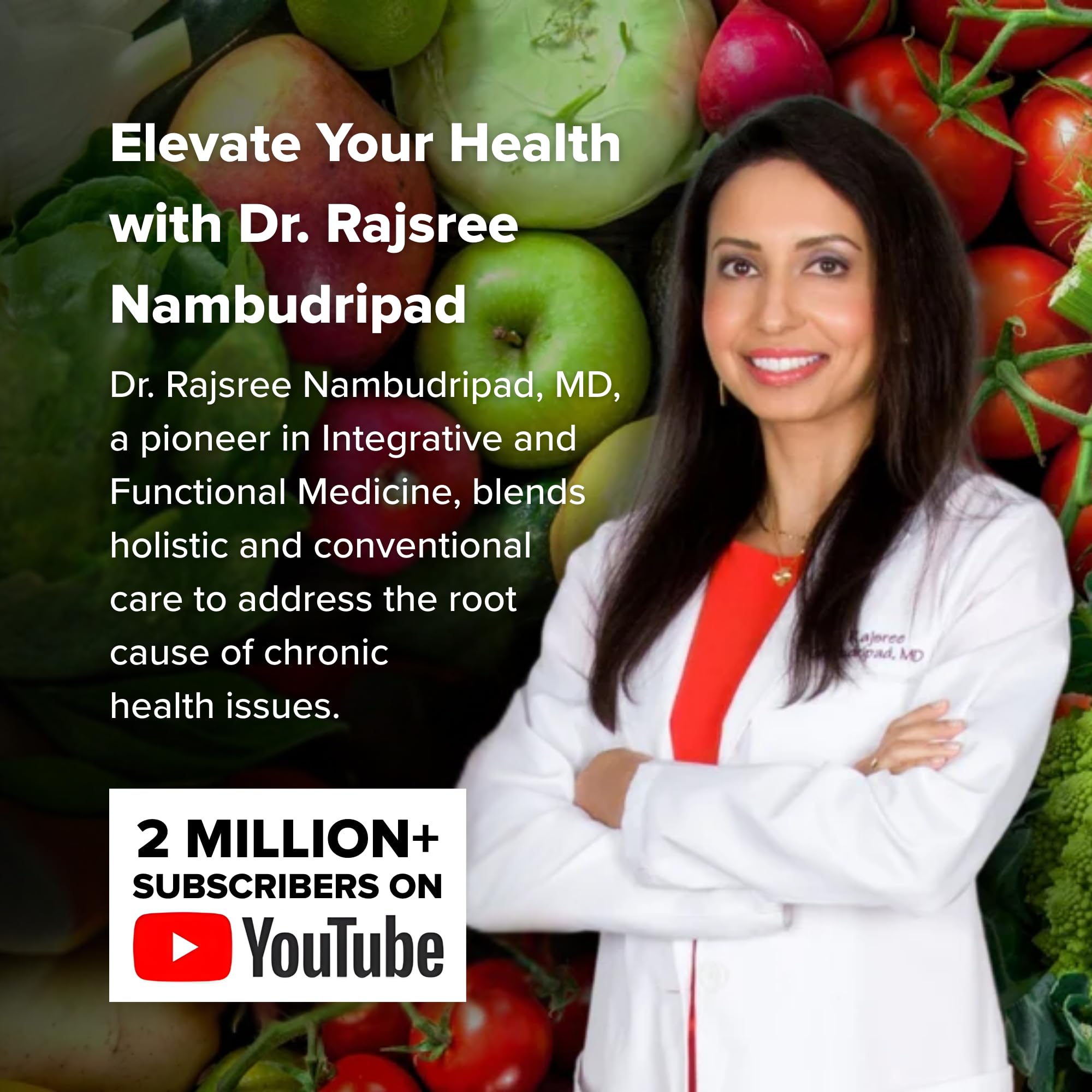 Shelf-stable Dr. Rajsree IgG formula ideal for travel.