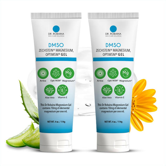 Dr. Robaina DMSO Gel bottle close-up for targeted post-activity use