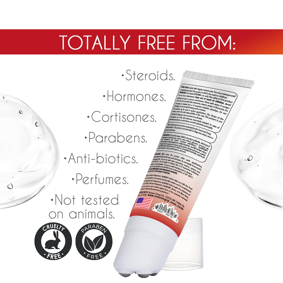 Soft, non-greasy finish dries fast after application