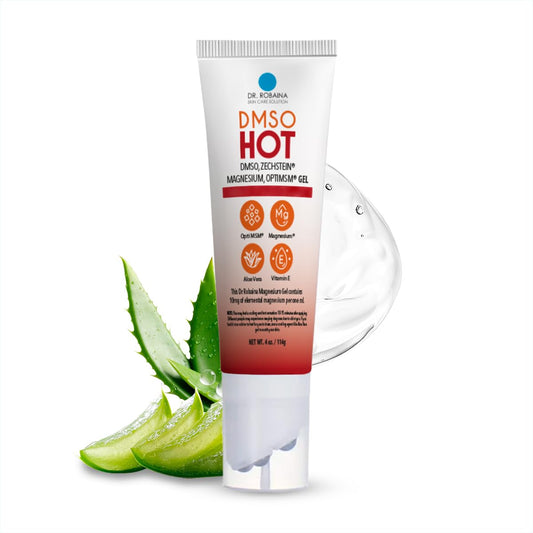Dr. Robaina DMSO HOT Roll-On with multi-ball applicator for precise, mess-free targeting