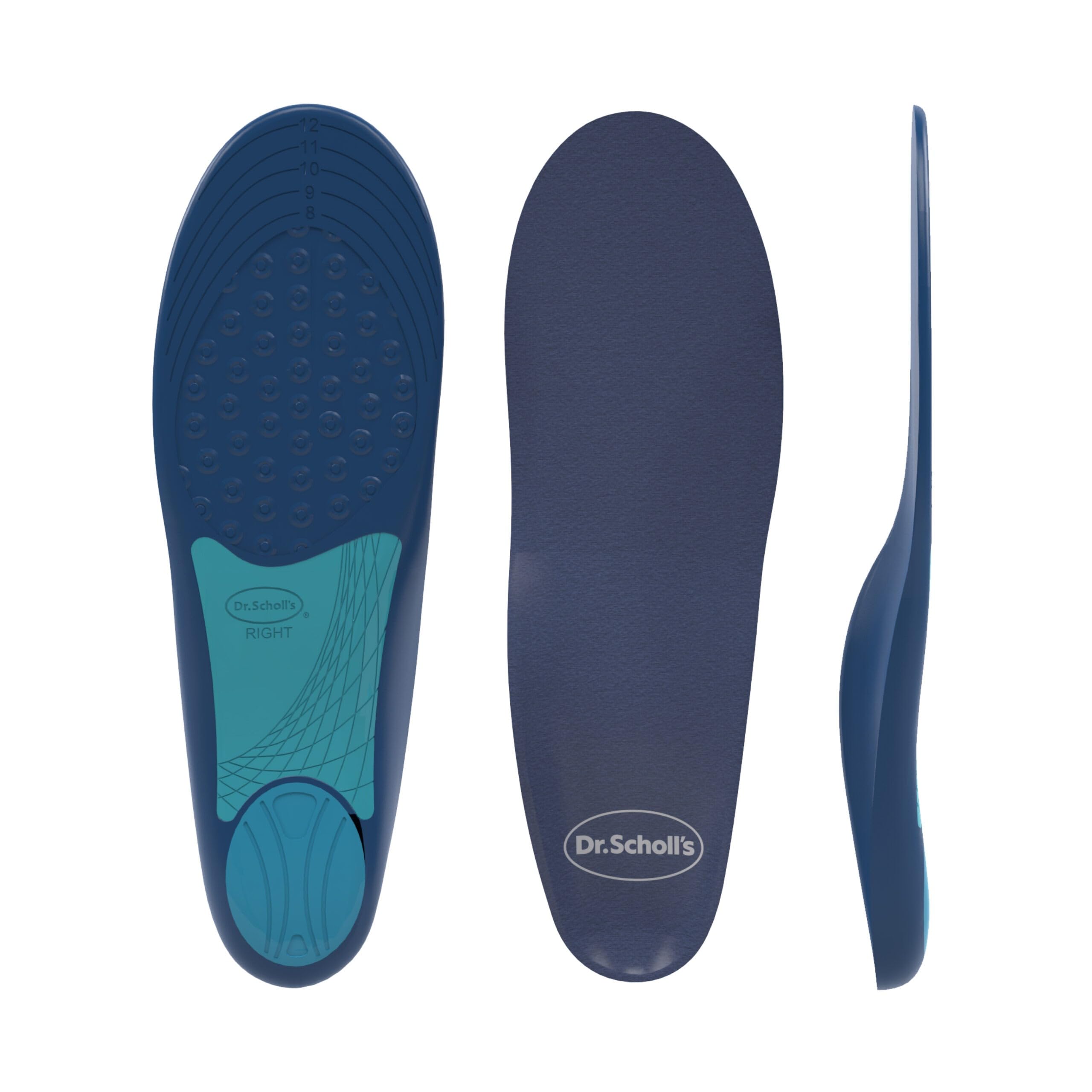 Dr. Scholl's Plantar Fasciitis Orthotics – full-length design cushions the entire foot.