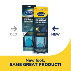 Dr. Scholl's Plantar Fasciitis Orthotics – closeup arch-support for long-lasting comfort.