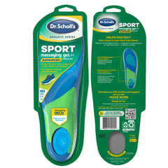 Dr. Scholl's Massaging Gel Advanced insoles with gel waves for a soft, responsive feel