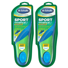 Dr. Scholl's Sport Insoles with shock-absorption provide cushioned support during daily runs