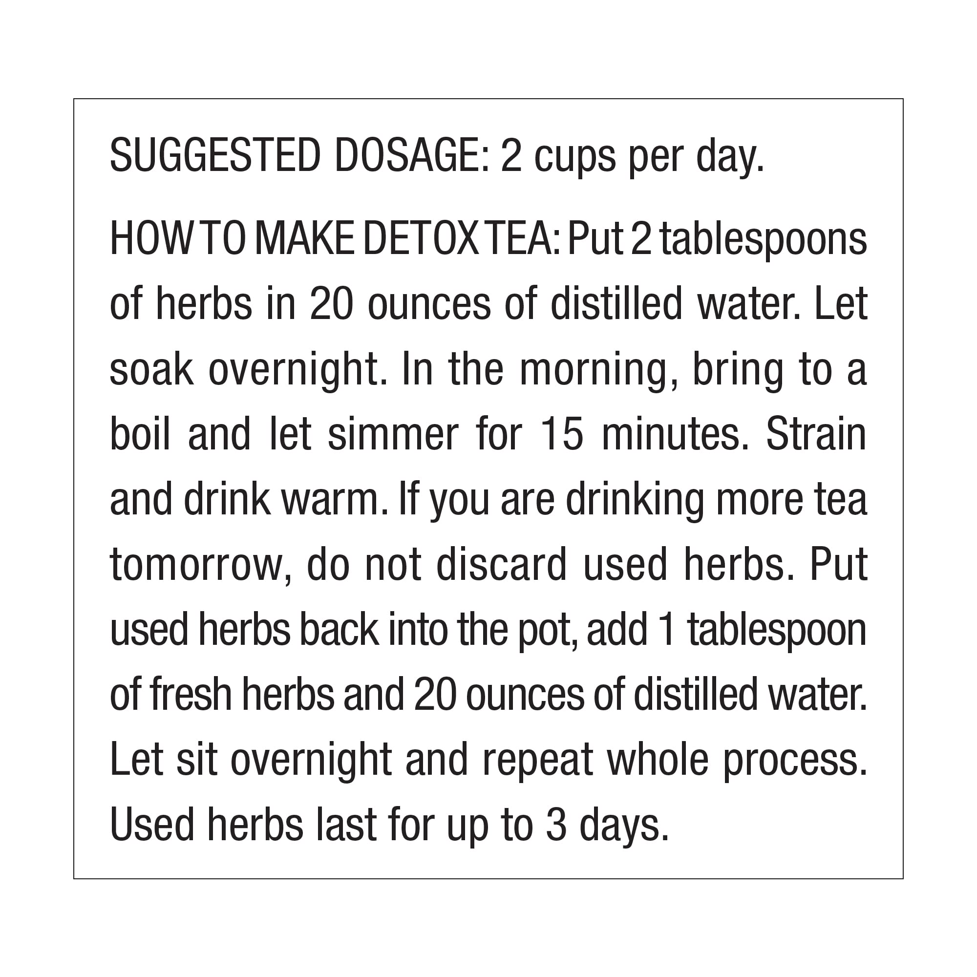 Dr. Schulze's Detox Tea cup steam evokes relaxation and potential digestive comfort after meals.