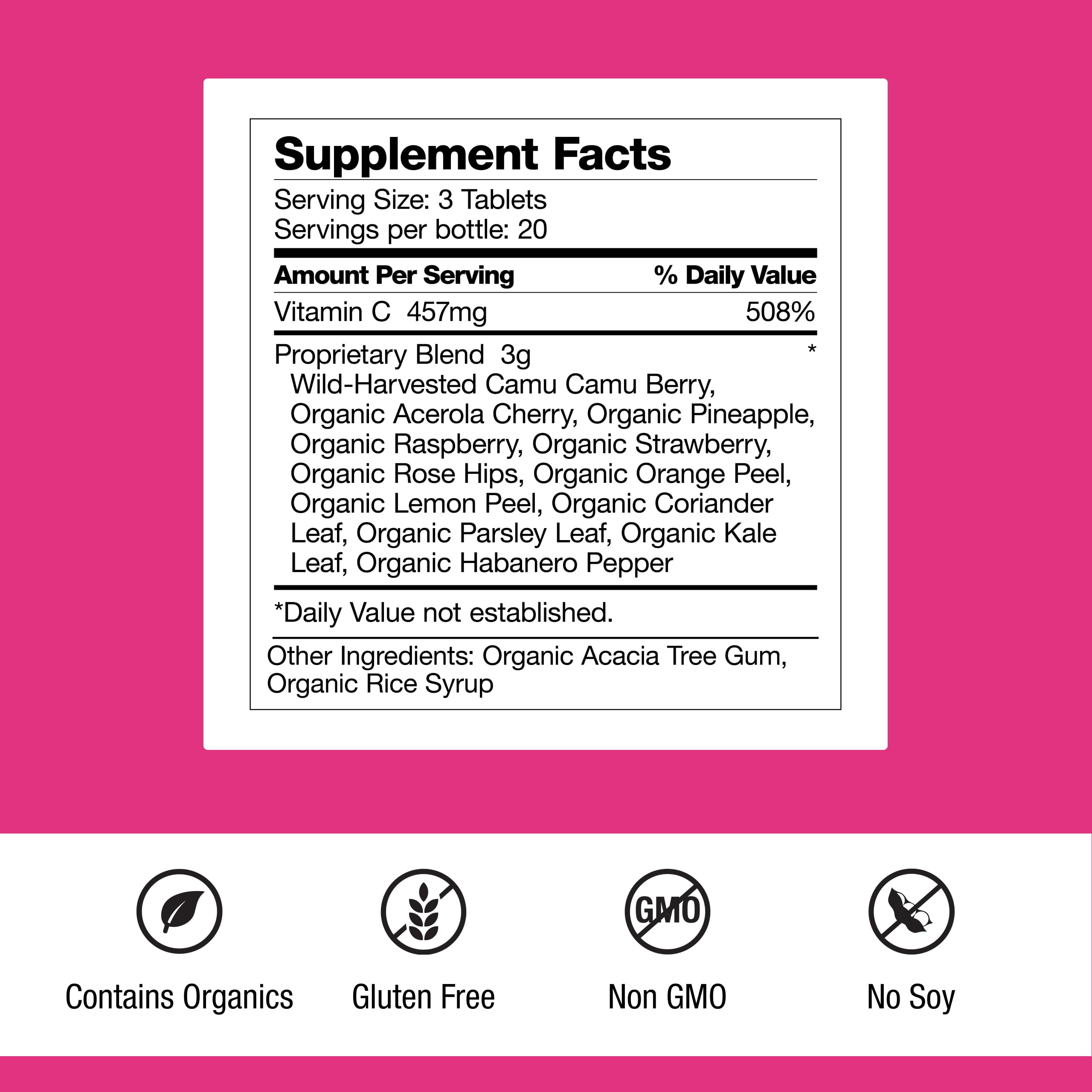 Dr. Schulze's Super-C Plus capsules pouring for convenient antioxidant support