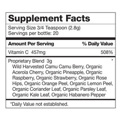 Dr. Schulze's Super-C Plus packaging box for clean vegan supplement