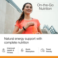 Dr. Schulze's SuperFood 100 daily nutrition bottle front, vegan formula