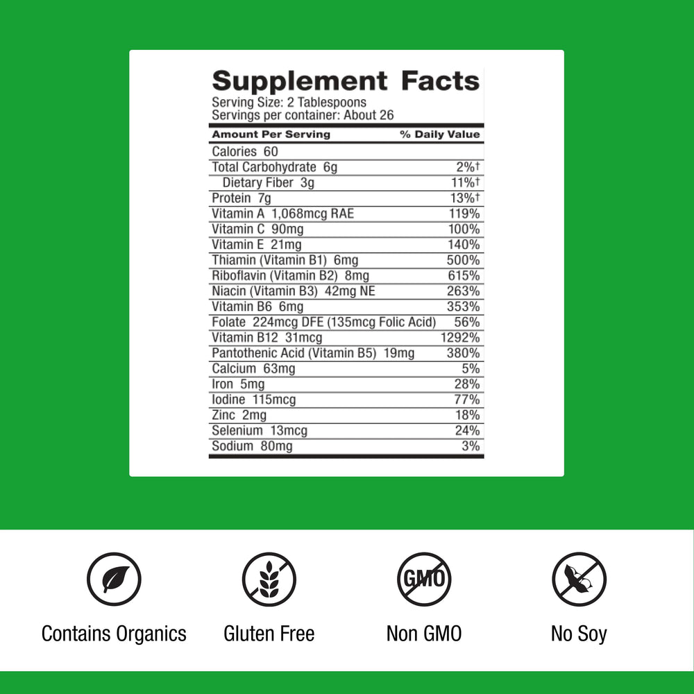 Dr. Schulze's SuperFood Plus bottle pour captures quick mix for post-workout nourishment.