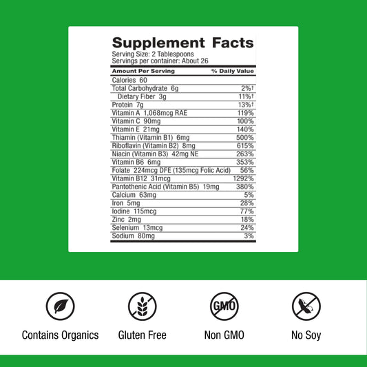 Dr. Schulze's SuperFood Plus bottle pour captures quick mix for post-workout nourishment.