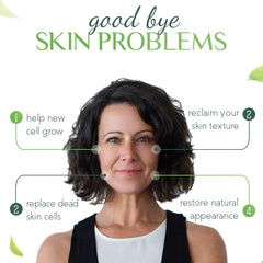 Dr. Speron's scar gel application on hand demonstrates quick absorption.