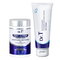 Dr. T joint health cream jar for targeted comfort during activity