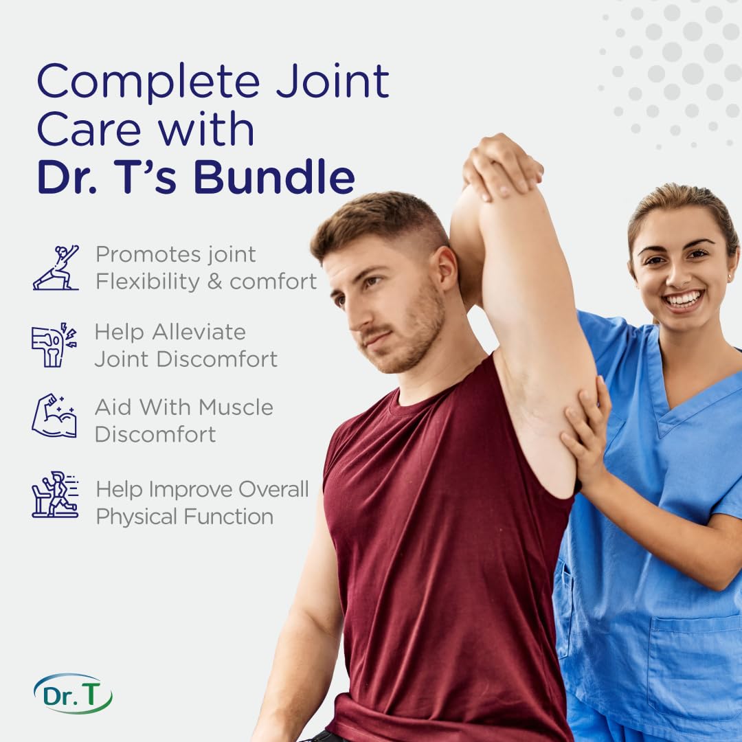 Dr. T joint support supplement bottle for daily joint care