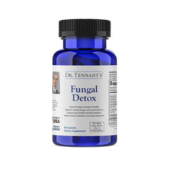 Dr. Tennant's Fungal Detox bottle front view supports daily gut balance.