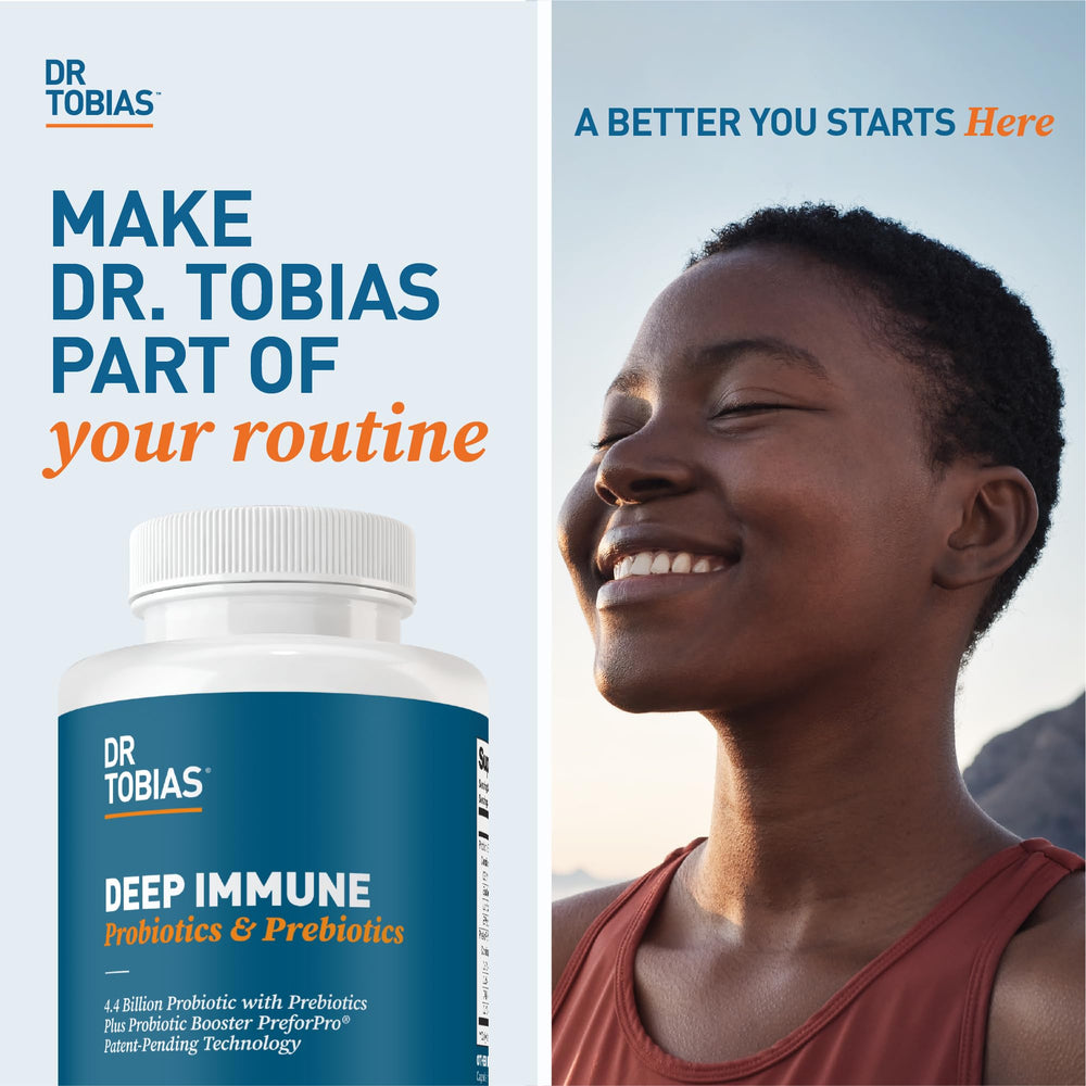Dr. Tobias Deep Immune 180 capsules for 90 servings daily routine