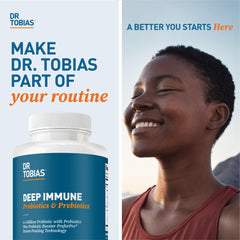 Dr. Tobias Deep Immune 180 capsules for 90 servings daily routine