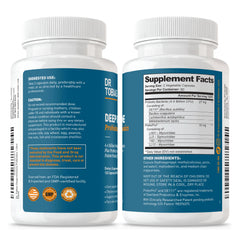 Dr. Tobias Deep Immune Probiotics vegetarian formula suitable for various diets.