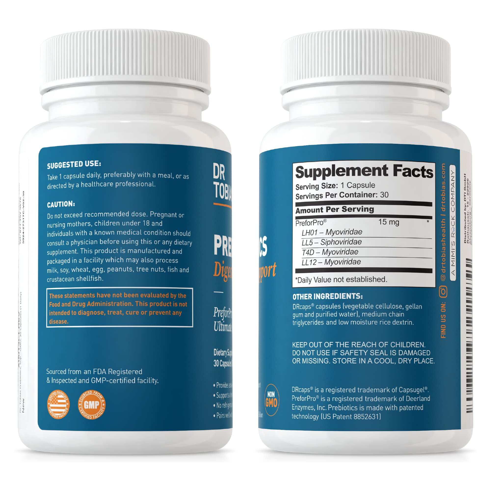Lifestyle scene suggesting comfortable digestion with Dr. Tobias Prebiotics