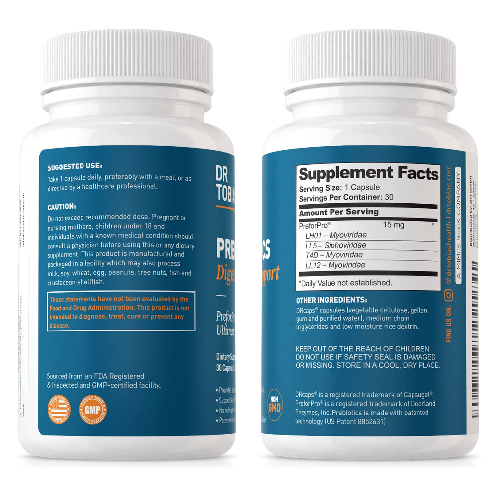 Lifestyle scene suggesting comfortable digestion with Dr. Tobias Prebiotics