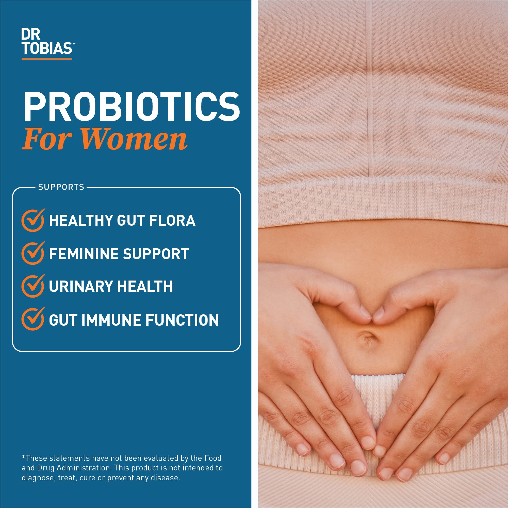 Dr. Tobias packaging box highlights urinary health support