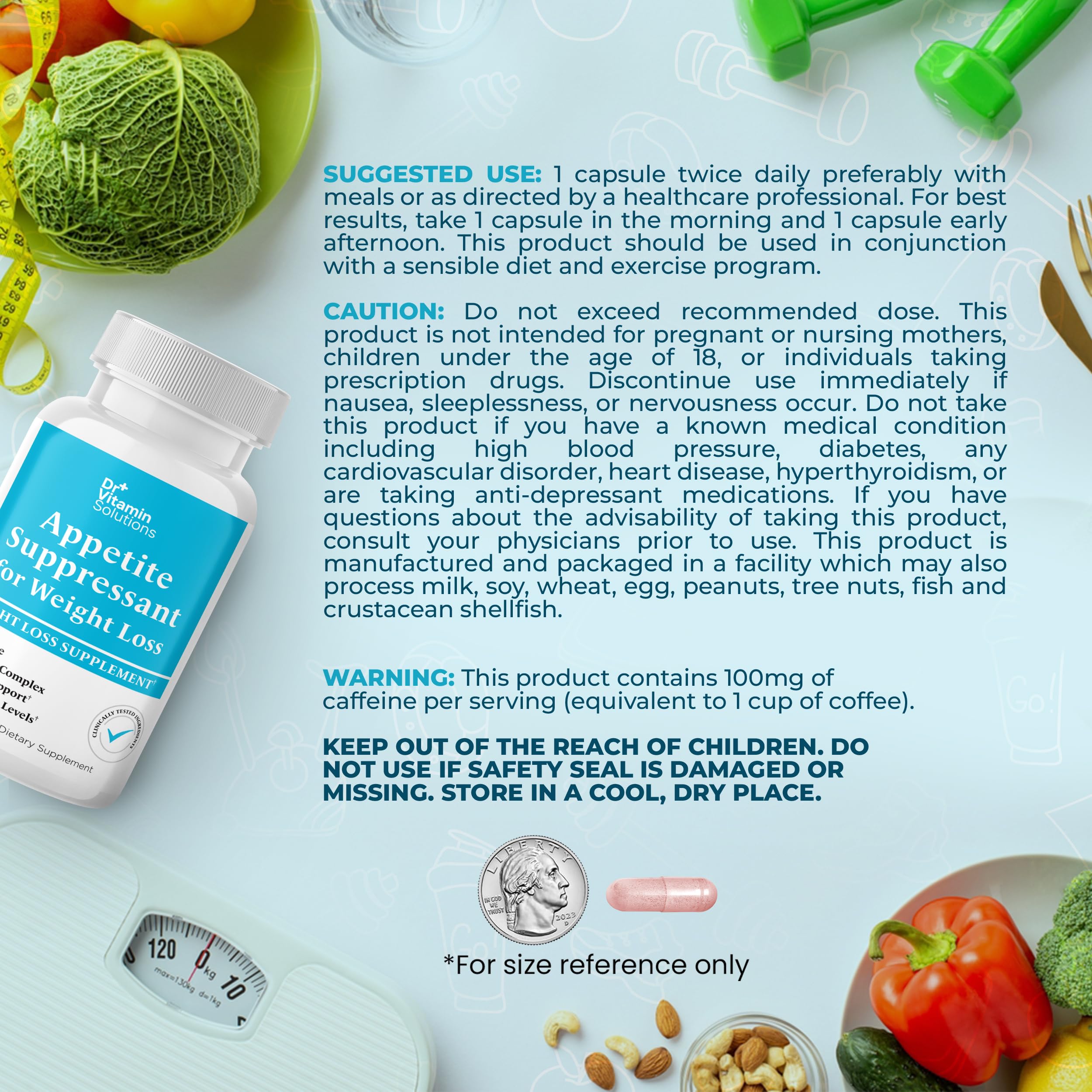 DR VITAMIN SOLUTIONS ephedra-free thermogenic capsule for safe focus