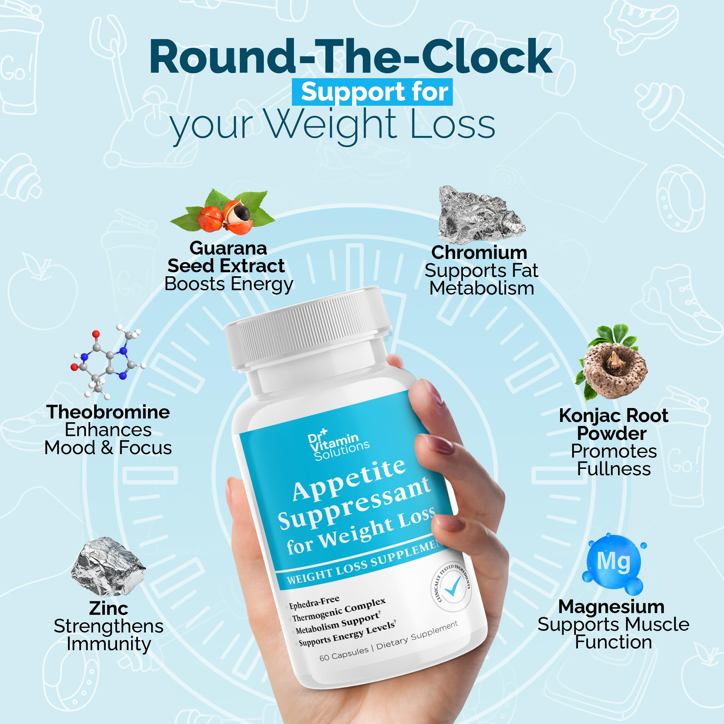 DR VITAMIN SOLUTIONS Guarana energizing ingredient capsule for focus