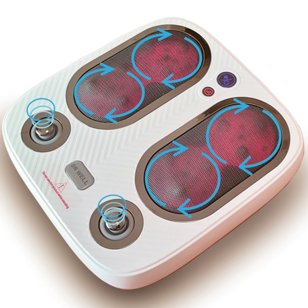 DR. WELL massager under-desk use supports ongoing comfort during work.