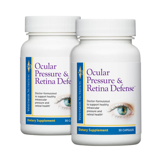 DR.WHITAKER Ocular Pressure & Retina Defense bottle front supports eye pressure health