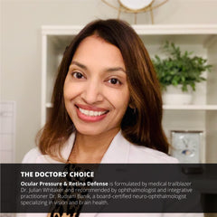 DR.WHITAKER Retina-Defense packaging box emphasizing quality and trusted ingredients