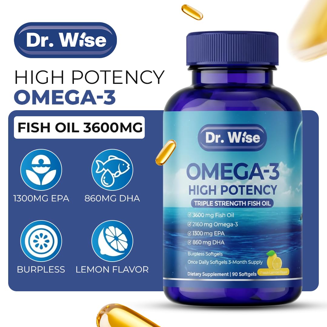 Non-GMO and gluten-free seal on Dr Wise omega-3
