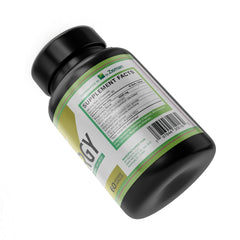 Dr. Zisman Zinergy bottle with glass of water supports morning routine.