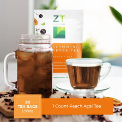 Dr. Zisman ZT Slimming Tea brewed cup close-up with fruity notes