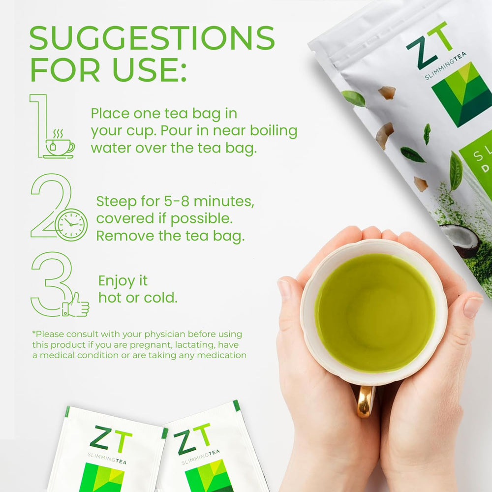 Dr. Zisman ZT Slimming Tea brewed cup with inviting aroma.