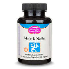 Dragon Herbs Hair and Nails bottle ready for daily hair and nail support.
