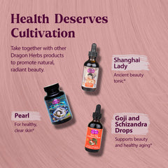 Dragon Herbs brand logo signals trusted tonic herbs for overall vitality.