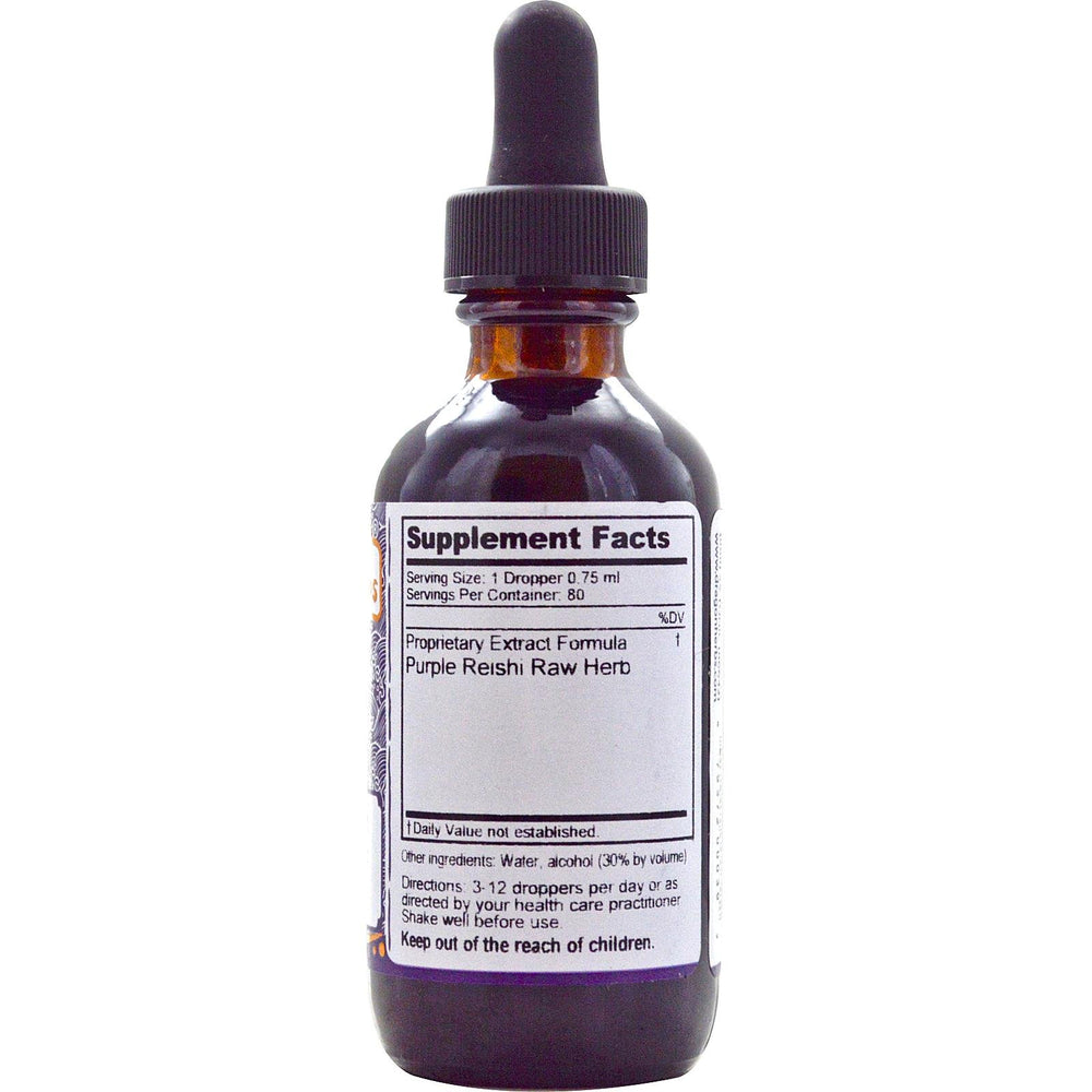Purple Reishi Drops pour, convenient daily dosing for herbal routines.