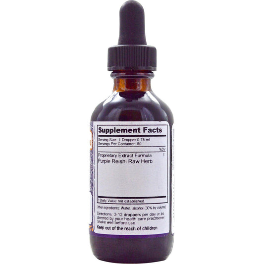 Purple Reishi Drops pour, convenient daily dosing for herbal routines.