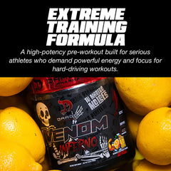 Venom Inferno pre-workout setup for endurance and intensity.
