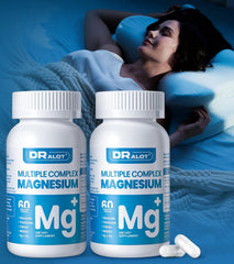 Dralot Quadruple Magnesium bottle showing the all-in-one formula for everyday wellness