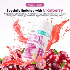 DrBioCare Ashwagandha Cranberry blend capsules for stress and immunity.