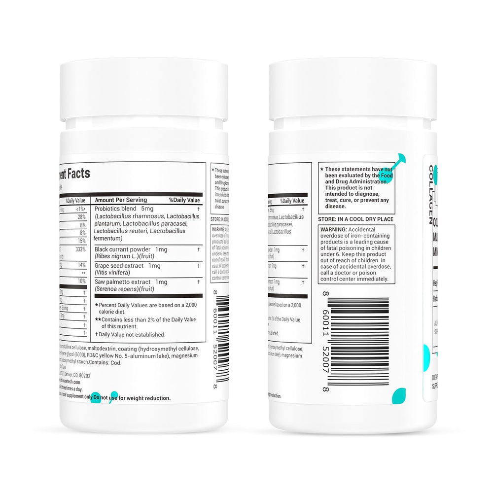 DrBioCare Capsules on wood surface, convenient daily tablets for routine.