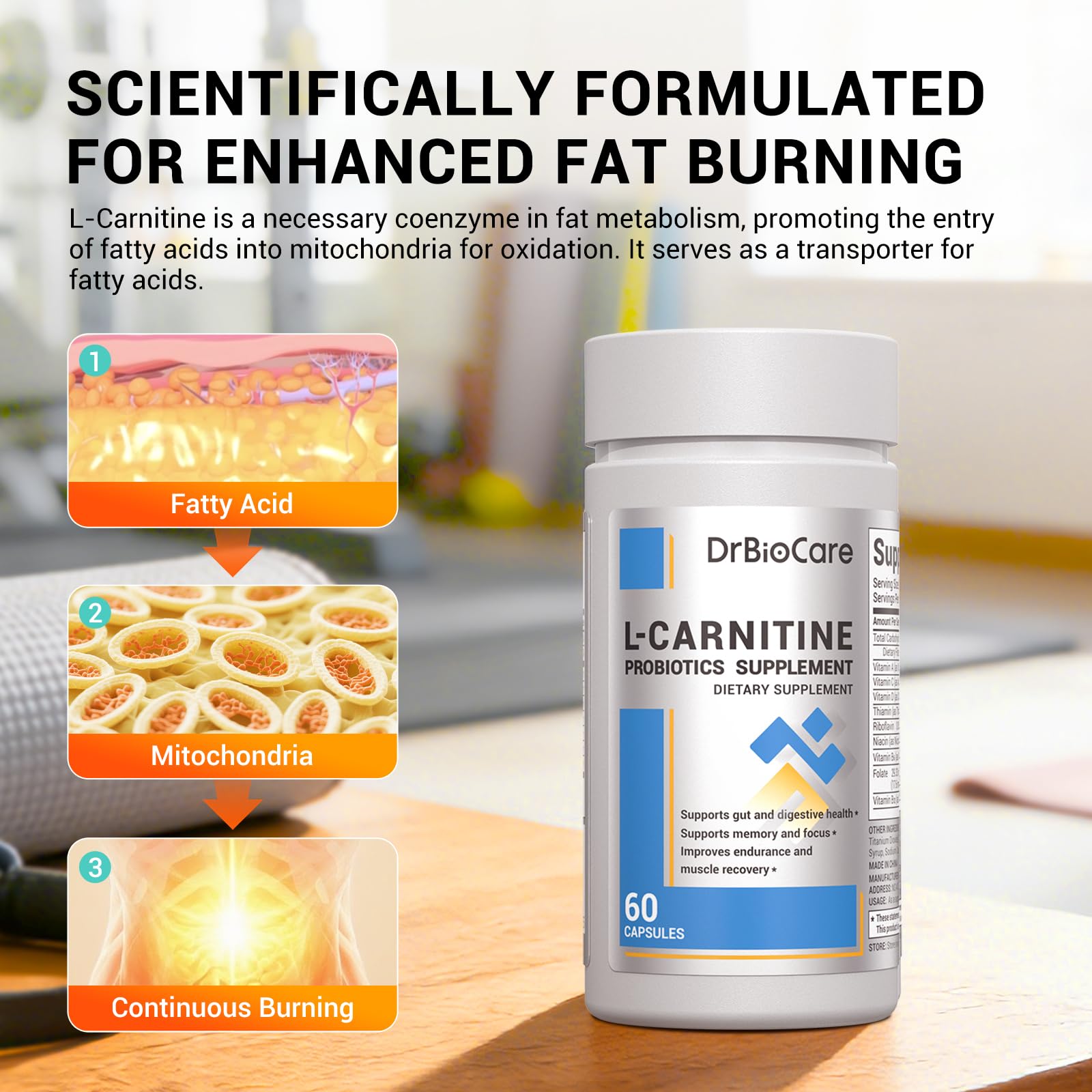 DrBioCare image highlighting yerba mate extract for natural energy.
